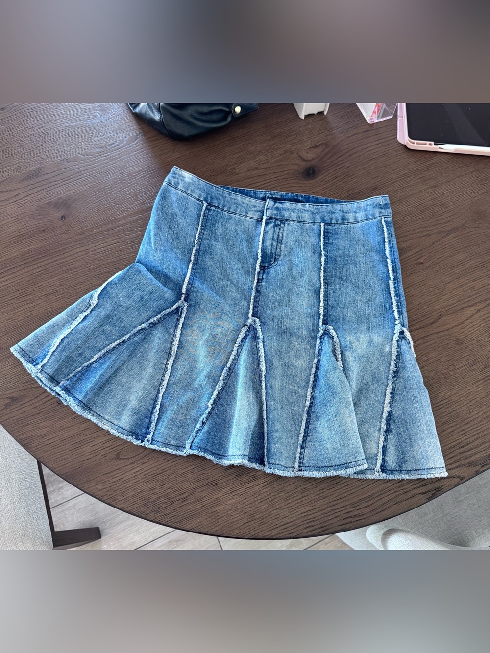 Vintage Limited Too Denim Flare Skirt